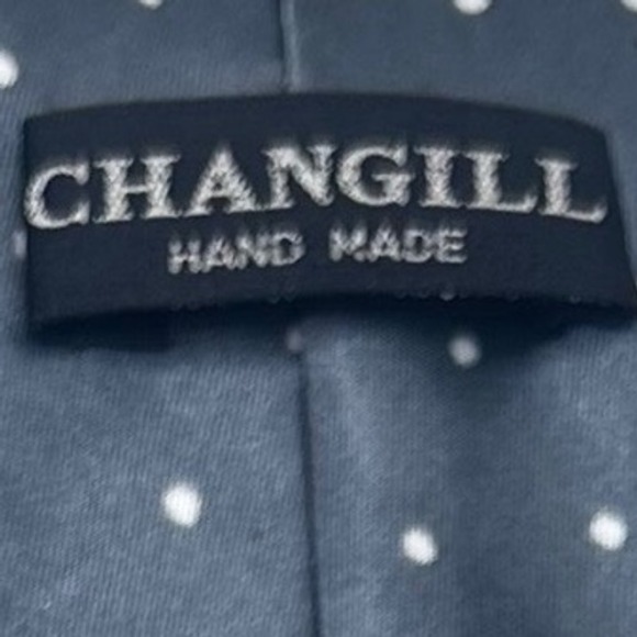 Changill Vintage Myung Ju Silk Christmas Tie 57" x 3.5" Black Santa Reindeer - Picture 3 of 5